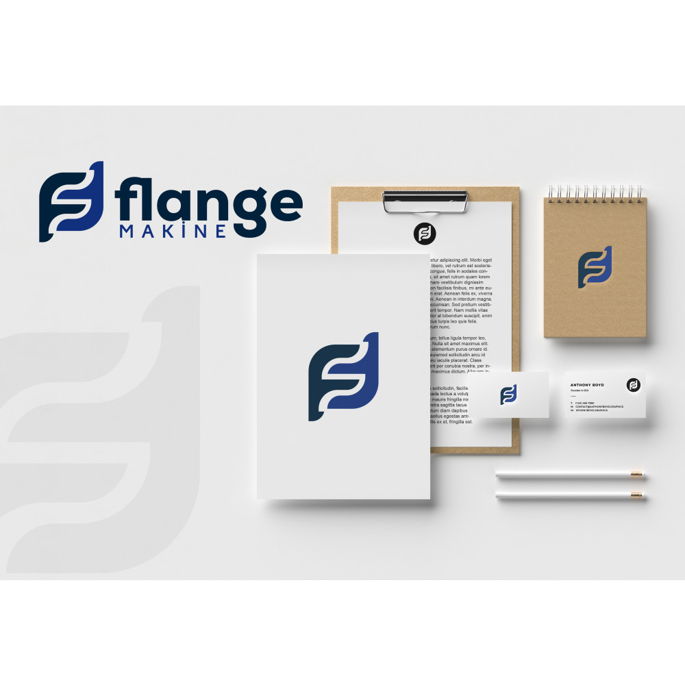 makine imalat sektöründe şirketimiz için logo ve kurumsal kimlik 