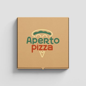 APERTO PİZZA LOGOSUNU ARIYOR yarışmasına tasarımcı Gökko0 tarafından sunulan  tasarım 