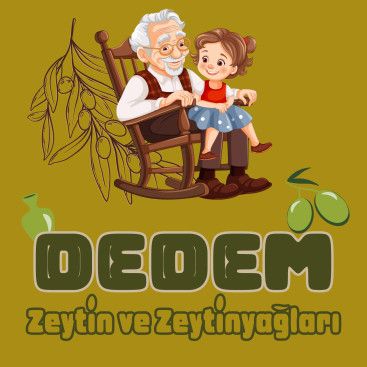 dedem zeytin ve zeytinyağlari için logo yarışmasına tasarımcı YasinYildirim34 tarafından sunulan  tasarım 