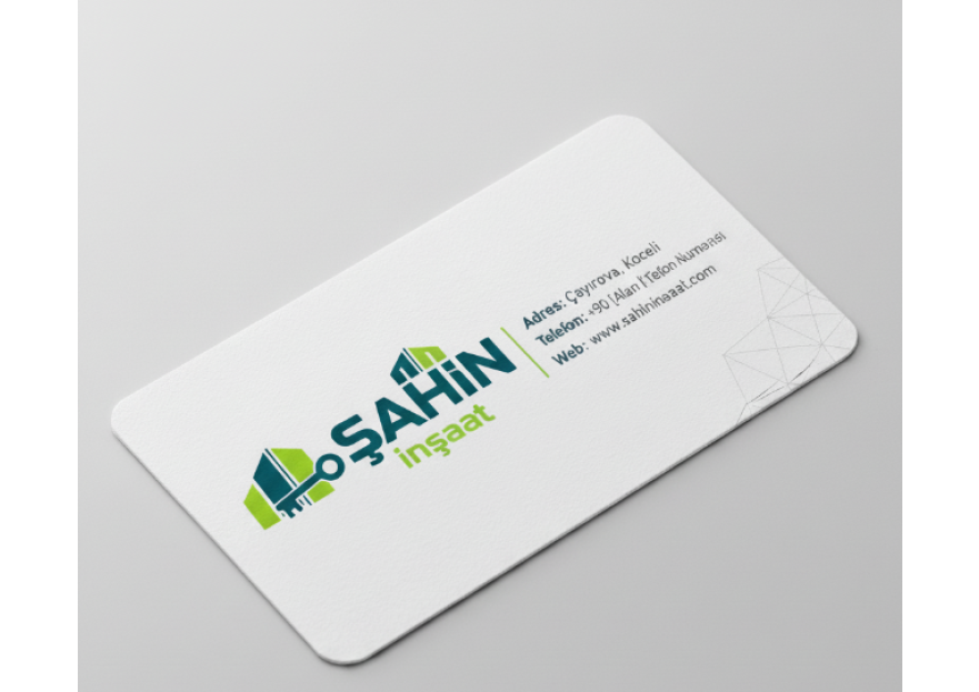 Şahin Gayrimenkul Logo + Kurumsal Kimlik yarışmasına tasarımcı inanç doğan tarafından sunulan  tasarım 