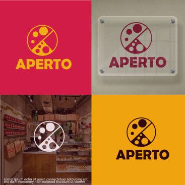 APERTO PİZZA LOGOSUNU ARIYOR yarışmasına tasarımcı sfbdsgl tarafından sunulan  tasarım 