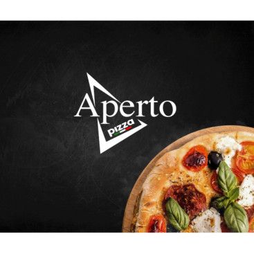 APERTO PİZZA LOGOSUNU ARIYOR yarışmasına tasarımcı Chiwely tarafından sunulan  tasarım 