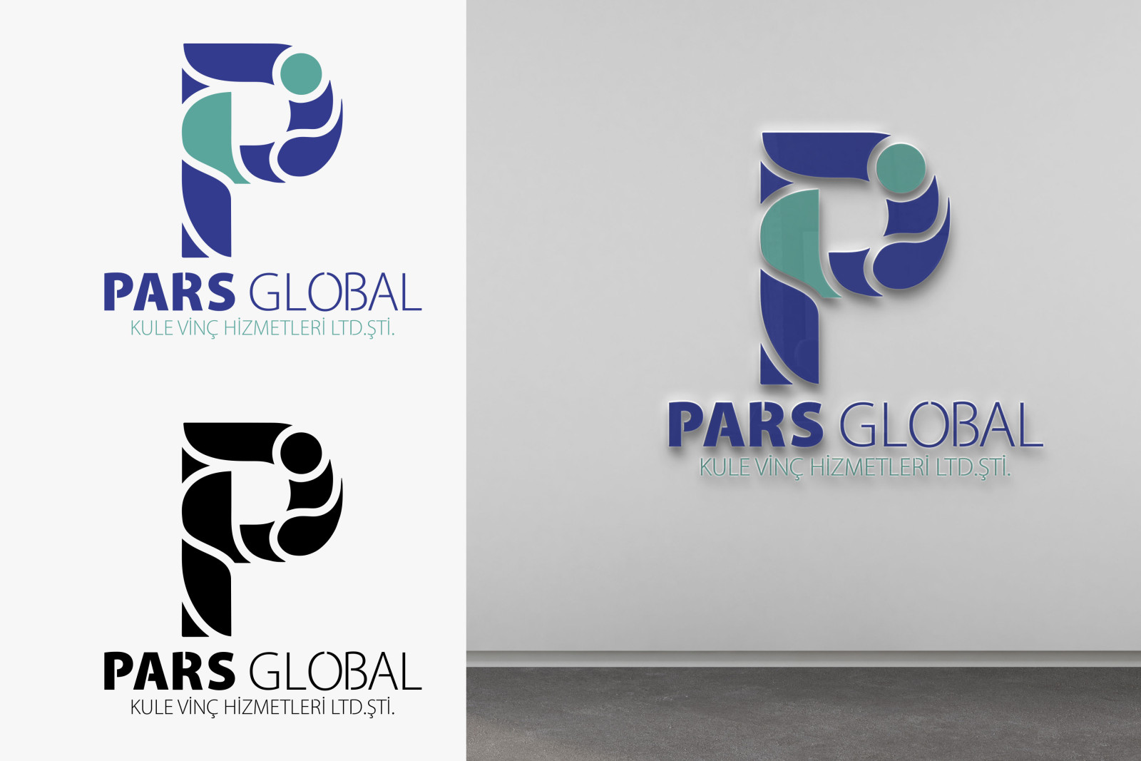 Tasarlayan jmedia-' Pars Global ' Markamıza Logo 