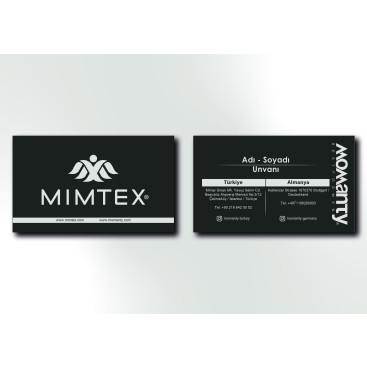 Etkileyici modern bir KARTVİZİT... yarışmasına tasarımcı Logomotifim® tarafından sunulan  tasarım 