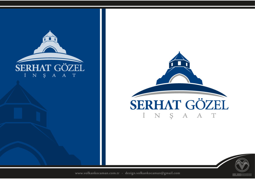 İNŞAAT FİRMAMIZA KALİTELİ VE ÖZGÜN LOGO  yarışmasına tasarımcı volkanKocaman tarafından sunulan  tasarım 