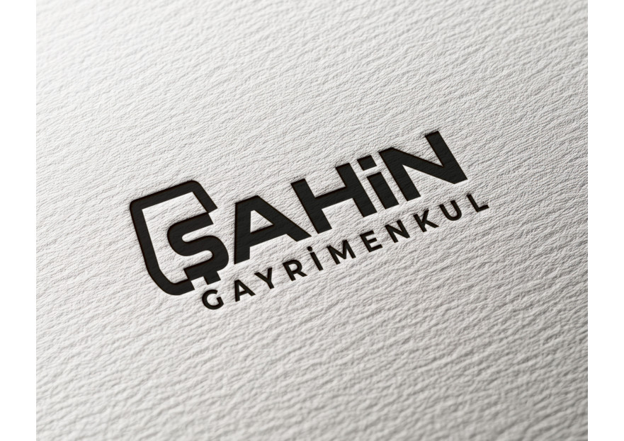 Şahin Gayrimenkul Logo + Kurumsal Kimlik yarışmasına tasarımcı pinkselldesign tarafından sunulan  tasarım 