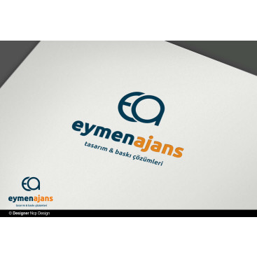 Eymen Ajans Yeni Logo Tasarımı yarışmasına tasarımcı NCP_design tarafından sunulan  tasarım 