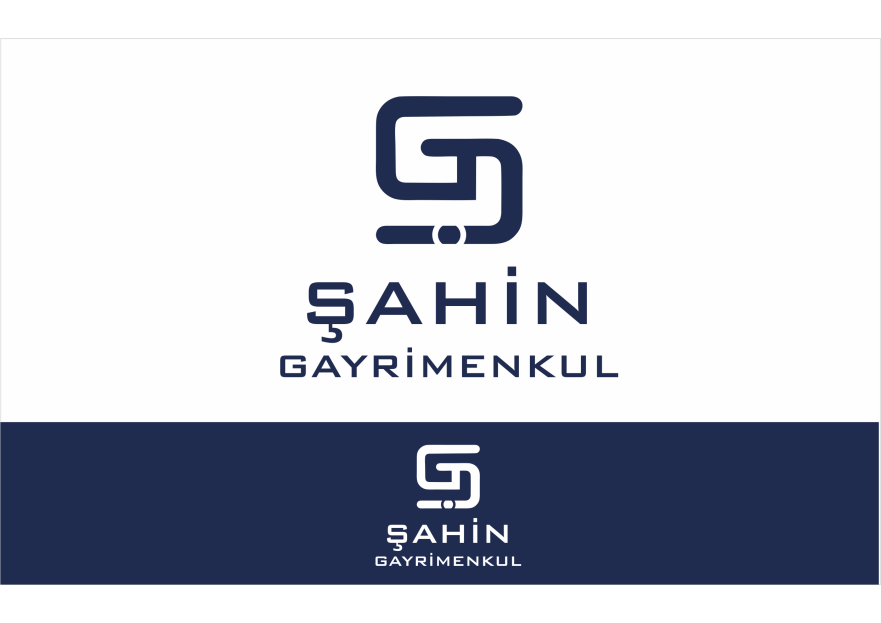 Şahin Gayrimenkul Logo + Kurumsal Kimlik yarışmasına tasarımcı ErcanH tarafından sunulan  tasarım 