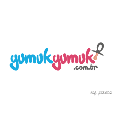 YUMUKYUMUK.COM.TR Logo ve Amblem Tasarım yarışmasına tasarımcı ElifYAZICI tarafından sunulan  tasarım