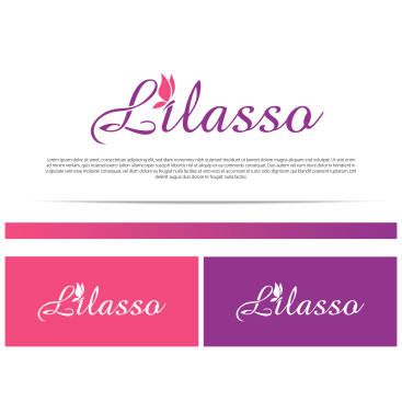 ''LİLASSO'' MARKASI İÇİN LOGO-KARTVİZİT yarışmasına tasarımcı Etrah™ tarafından sunulan  tasarım