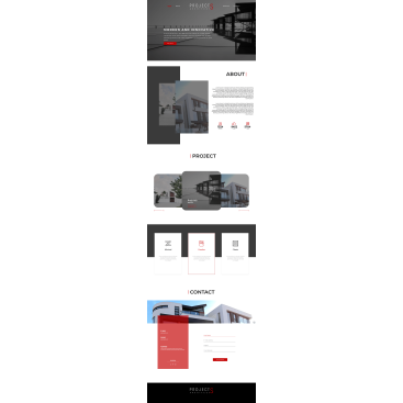 PROJECTS ARCHİTECTS - WEB TASARIM YARIŞ! yarışmasına tasarımcı piyon 〄 tarafından sunulan  tasarım 