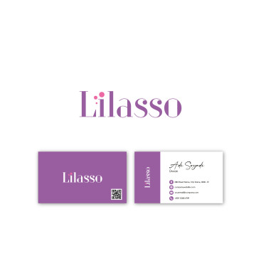 ''LİLASSO'' MARKASI İÇİN LOGO-KARTVİZİT yarışmasına tasarımcı Jedi tarafından sunulan  tasarım