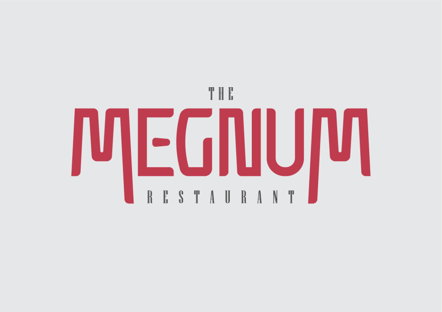 The Megnum Restoranı İçin Logo Tasarım. yarışmasına tasarımcı tersköşe tarafından sunulan  tasarım 