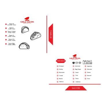 Fast Food Menüsü Tasarimi yarışmasına tasarımcı burakaziz96 tarafından sunulan  tasarım 