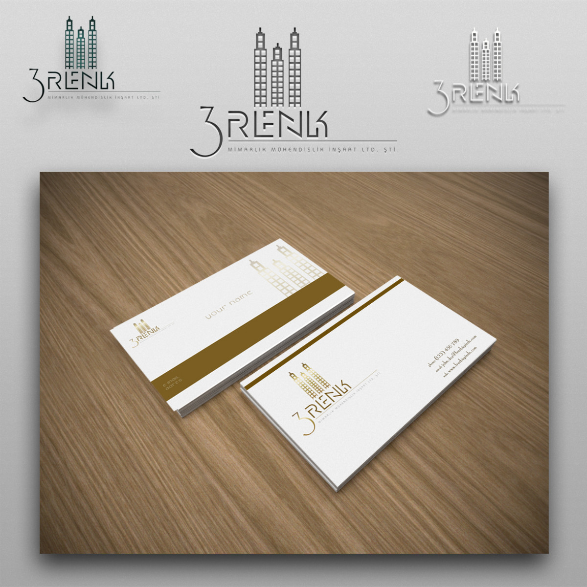 Tasarlayan yeliztasarım-3 RENK MİMARLIK LOGO TASARIMI