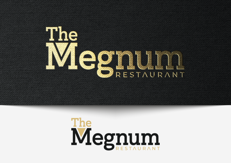 The Megnum Restoranı İçin Logo Tasarım. yarışmasına tasarımcı MS™ tarafından sunulan  tasarım 