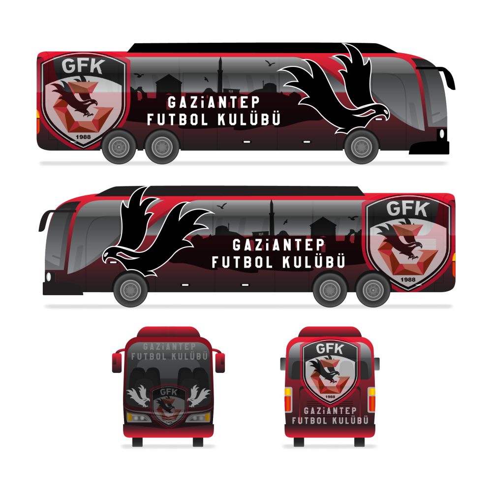 Gaziantep FK Takım Otobüsü Tasarımı
