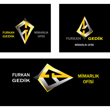 Mimarlık ofisi logo ve kartvizit tasarım yarışmasına tasarımcı zed13 tarafından sunulan  tasarım