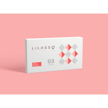 ''LİLASSO'' MARKASI İÇİN LOGO-KARTVİZİT yarışmasına tasarımcı gurkansever tarafından sunulan  tasarım