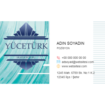 avukatlık ofisine logo ve kart tasarlama yarışmasına tasarımcı Profesyonel Logo Tasarımı tarafından sunulan  tasarım 