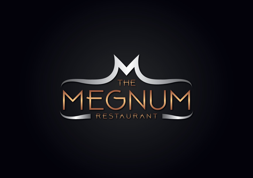 The Megnum Restoranı İçin Logo Tasarım. yarışmasına tasarımcı İNNOVASYON tarafından sunulan  tasarım 