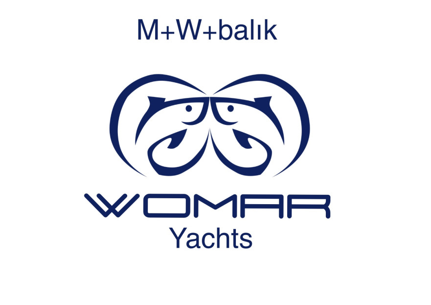 Yeni kurulan yat imalat firmamıza logo yarışmasına tasarımcı muka production tarafından sunulan  tasarım 