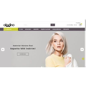(alodino.com) e ticaret sitesi için  yarışmasına tasarımcı Creamaxi tarafından sunulan  tasarım 