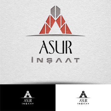ASUR İNŞAAT İÇİN LOGO TASARIM yarışmasına tasarımcı Gökko0 tarafından sunulan  tasarım 