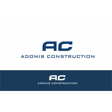 Adonis Construction Logo Tasarımı yarışmasına tasarımcı ErcanH tarafından sunulan  tasarım 