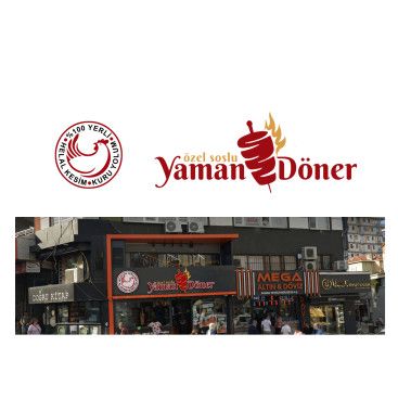 Kuru Yolum Helal Tavuk Döner Markası  yarışmasına tasarımcı grafikodam tarafından sunulan  tasarım 