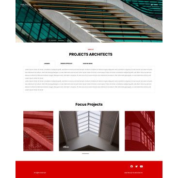 PROJECTS ARCHİTECTS - WEB TASARIM YARIŞ! yarışmasına tasarımcı tuportfolyo tarafından sunulan  tasarım 