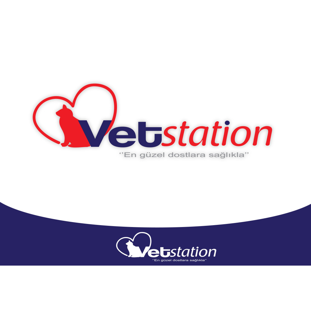 VET STATION VETERİNER KLİNİĞİ   LOGO  yarışmasına dream_design tarafından girilen tasarım