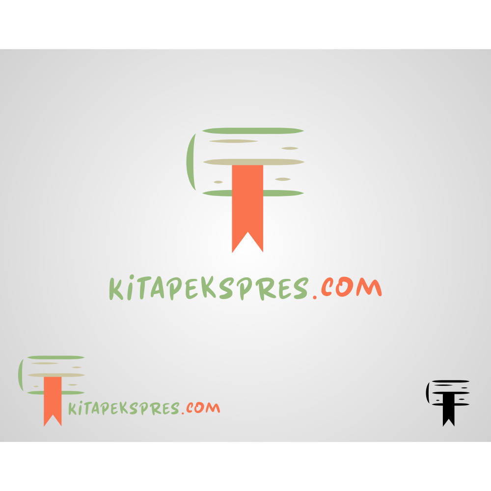 kitapekspres YENİ LOGO VE SLOGAN ARIYOR yarışmasına sıradanbitasarımcı tarafından girilen tasarım