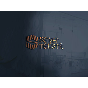 Tekstil firma logosu yarışmasına tasarımcı SZR Graphic Design tarafından sunulan  tasarım 