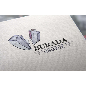 Burada Mimarlık Logo Tasarımı yarışmasına tasarımcı Yasemin Yılmaz tarafından sunulan  tasarım 