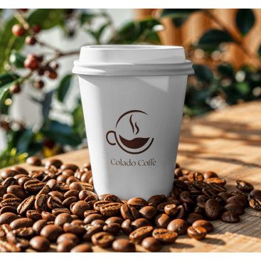 Kahve zinciri markamızın logo tasarımı yarışmasına tasarımcı hilaldesignn tarafından sunulan  tasarım 