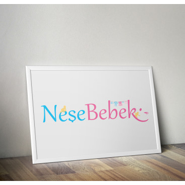 NeşeBebek.com Logo Tasarımı 355x100 px yarışmasına tasarımcı TRCevher tarafından sunulan  tasarım