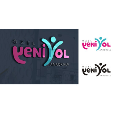 yeniyol anaokulumuza dikkat çekici logo  yarışmasına tasarımcı misty tarafından sunulan  tasarım 