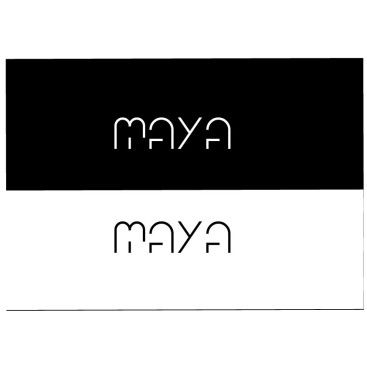 MAYA yazı karakteri ile bir inşaat proje yarışmasına tasarımcı Chiwely tarafından sunulan  tasarım 