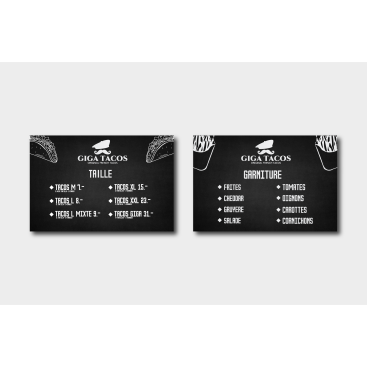 Fast Food Menüsü Tasarimi yarışmasına tasarımcı GhostSpy tarafından sunulan  tasarım 