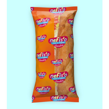 Nefis'o Paketlenmiş Sandviç yarışmasına tasarımcı allbaay tarafından sunulan  tasarım 