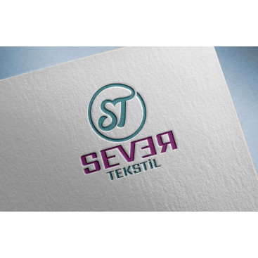 Tekstil firma logosu yarışmasına tasarımcı hbgrafik tarafından sunulan  tasarım 