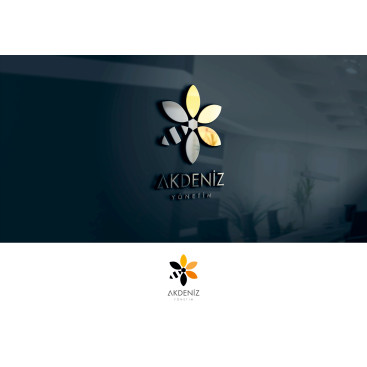 AKDENİZ YÖNETİM LOGO TASARIMI yarışmasına tasarımcı beytullah tarafından sunulan  tasarım 