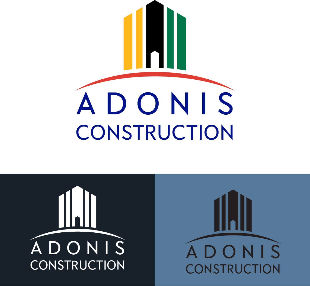 Tasarlayan ozanurtekin-Adonis Construction Logo Tasarımı