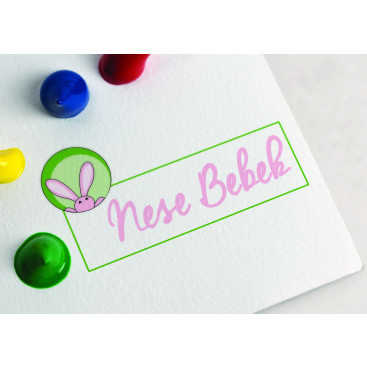 NeşeBebek.com Logo Tasarımı 355x100 px yarışmasına tasarımcı Nil Çekerkeskin tarafından sunulan  tasarım