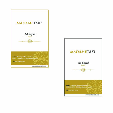 2 Marka Tek Kartvizit yarışmasına tasarımcı ycansaka tarafından sunulan  tasarım
