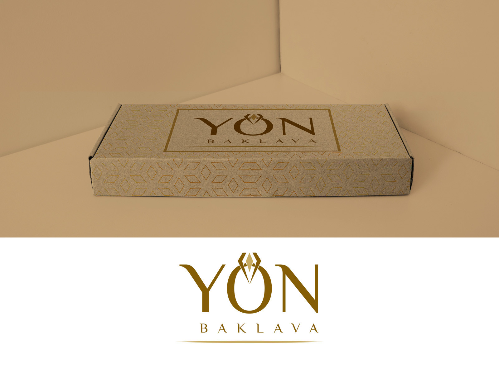 Tasarlayan TARIKca-Yön Baklava şirketimiz için sade ve şık