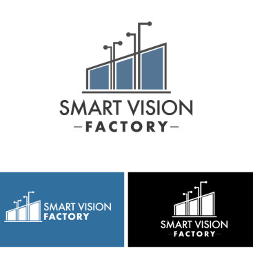 Smart Vision Factory için Logo Tasarımı yarışmasına tasarımcı melihcoban tarafından sunulan  tasarım