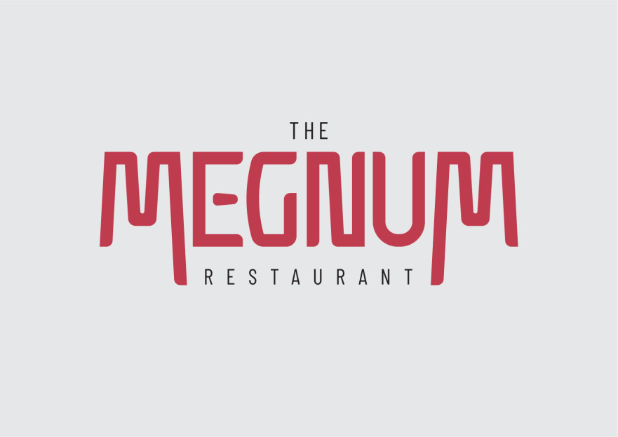 The Megnum Restoranı İçin Logo Tasarım. yarışmasına tasarımcı tersköşe tarafından sunulan  tasarım 