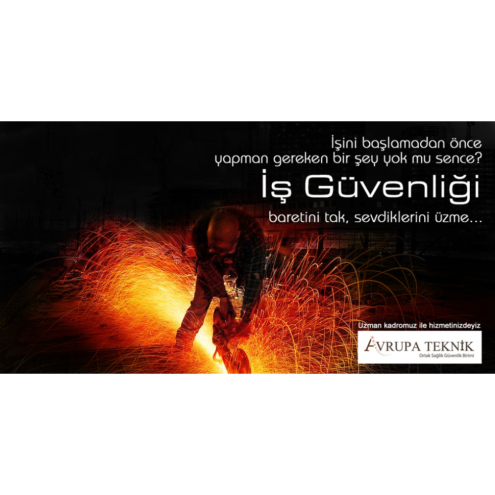 İş Güvenliği için Banner yarışmasına bykrasiw tarafından girilen tasarım